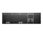 HP 725 Multi-Device Rechargeable Wireless Keyboard with Ultra-Fast Charging