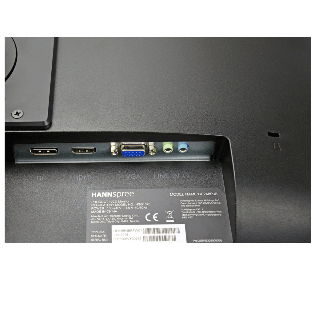 Hannspree HP248PJB 23.6" FHD IPS Monitor 60Hz