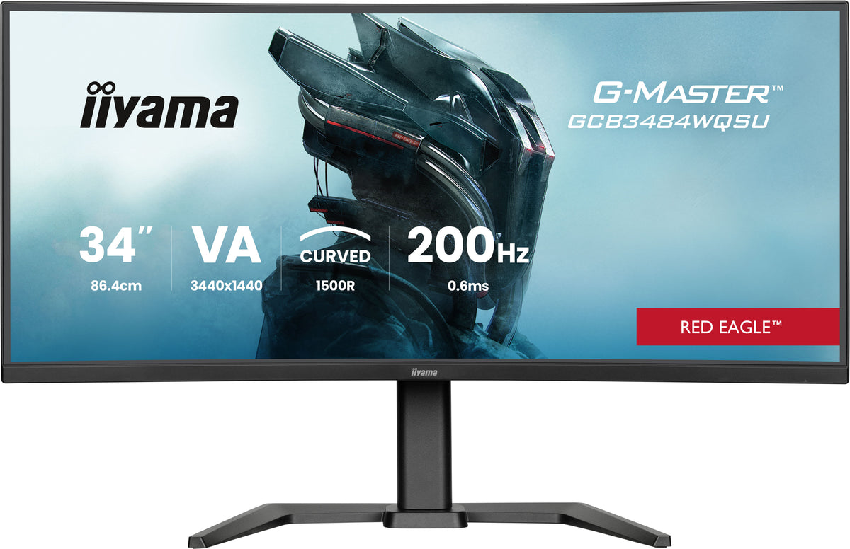 iiyama G-MASTER Red Eagle GCB3484WQSU-B2 34" UWQHD VA Monitor 400Hz