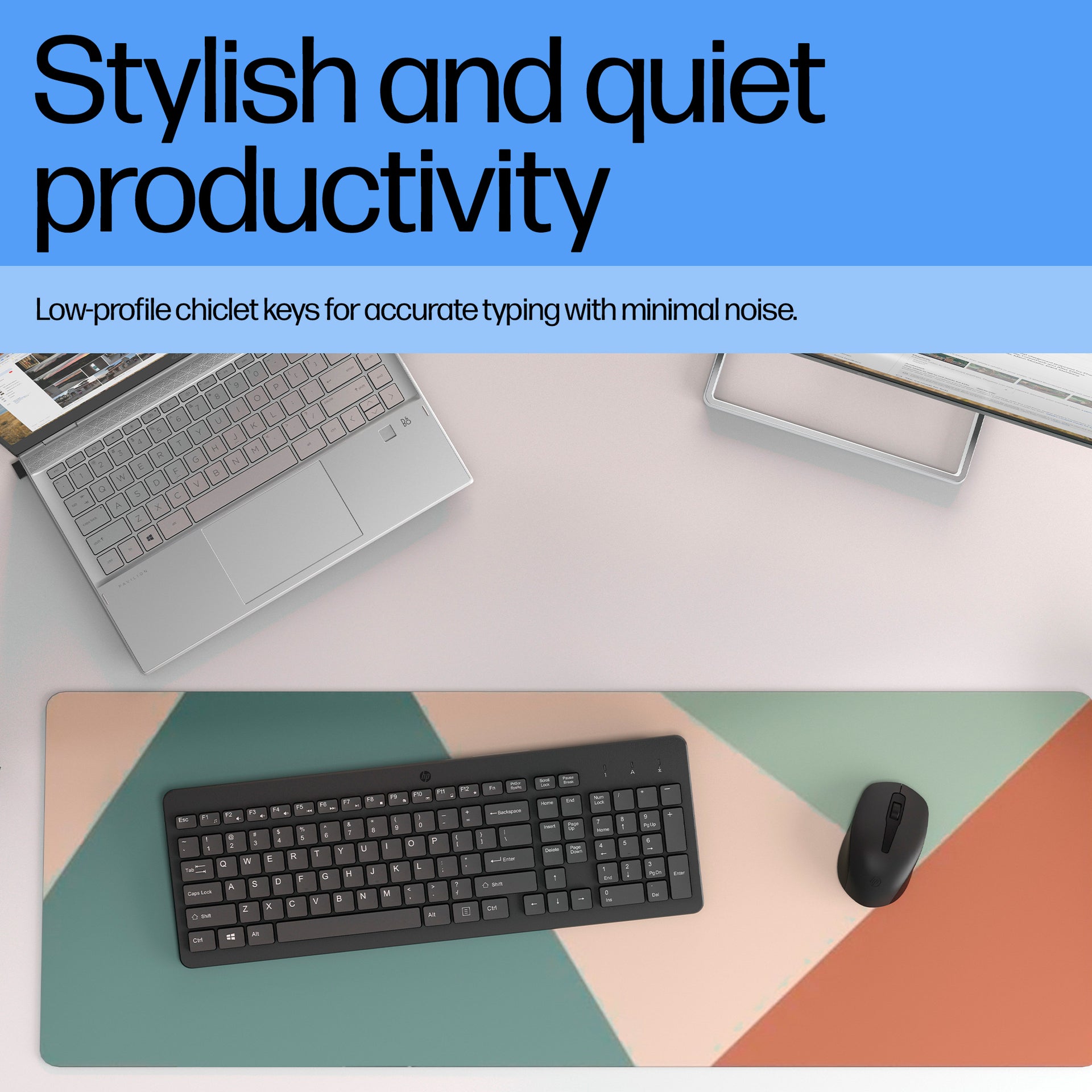 HP 225 Wireless Keyboard with Chiclet-Style Keys - Image 4