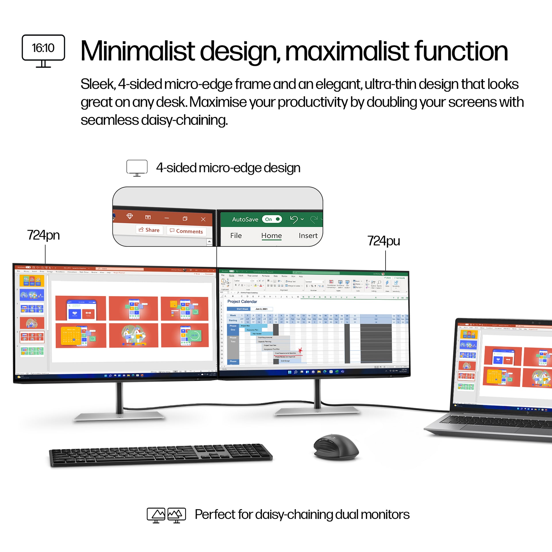 HP 724pn Series 7 Pro 24" WUXGA Monitor IPS Panel 100Hz - Image 7