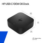 HP G6 Docking Station 2 x DisplayPort HDMI USB-C 1GbE 2.5GbE