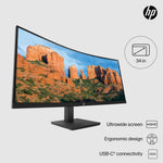 HP P34hc G4 34" WQHD Curved Monitor with USB-C - Image 9