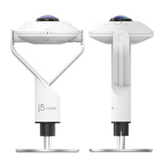 j5create JVCU360 360° All-Around Webcam, 1080p HD, White/Black - Image 4