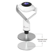 j5create JVCU360 360° All-Around Webcam, 1080p HD, White/Black - Image 2