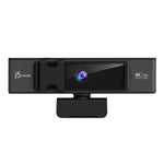 j5create JVCU435 4K Ultra HD Webcam with 5x Zoom and Remote Control - Black/Silver - Image 7