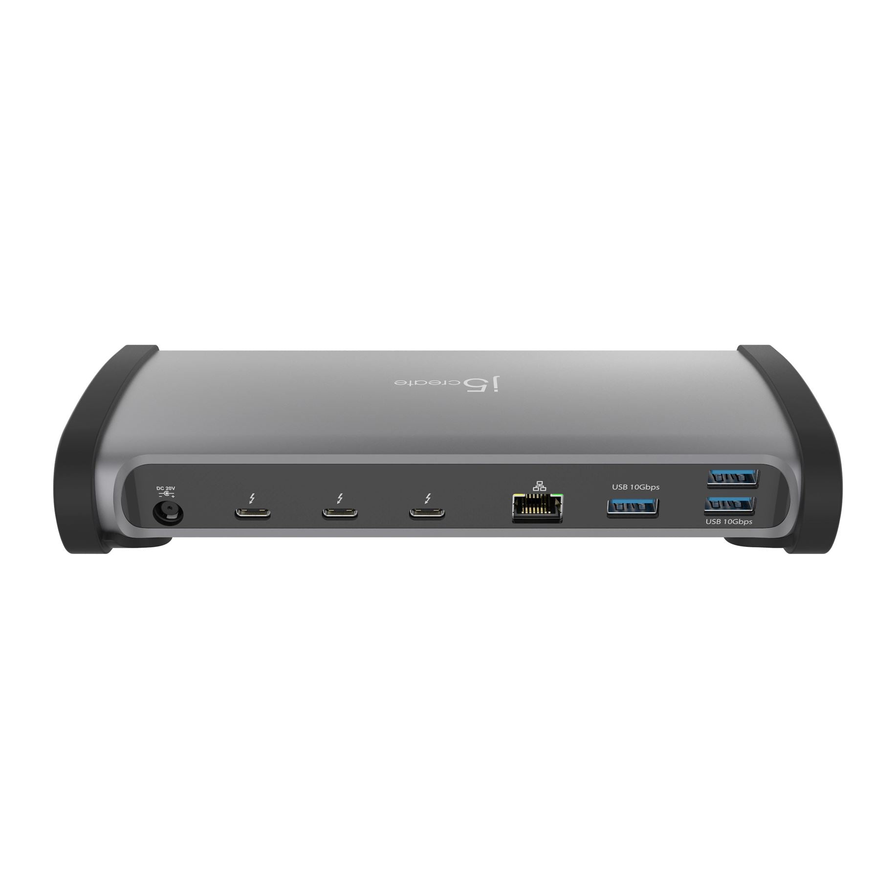 j5create JTD562-FN Wired Thunderbolt 4 Laptop Dock in Grey - Image 5