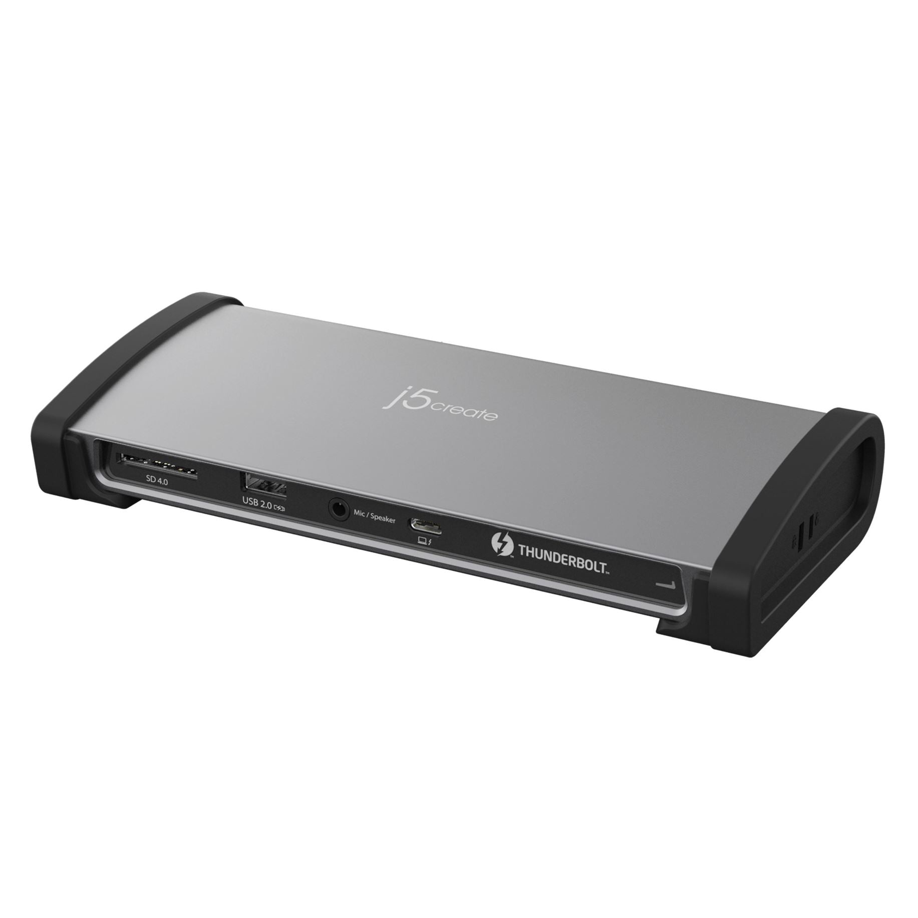 j5create JTD562-FN Wired Thunderbolt 4 Laptop Dock in Grey - Image 2