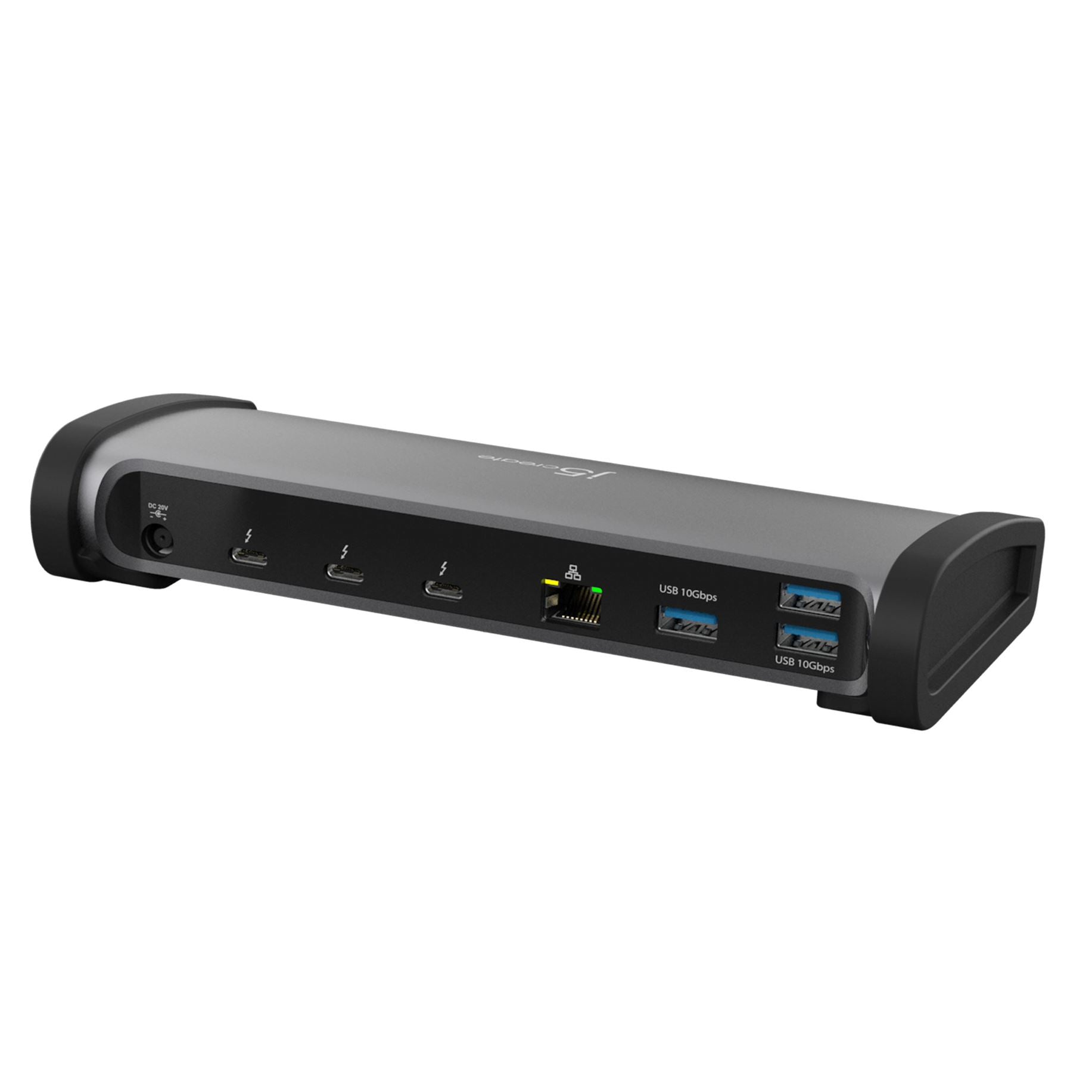 j5create JTD562-FN Wired Thunderbolt 4 Laptop Dock in Grey - Image 3