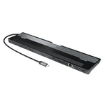 j5create JCD542-N USB-C Dual HDMI Docking Station with 4 USB Ports, Grey &amp; Black