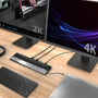 j5create JCD542-N USB-C Dual HDMI Docking Station with 4 USB Ports, Grey &amp; Black - Image 7