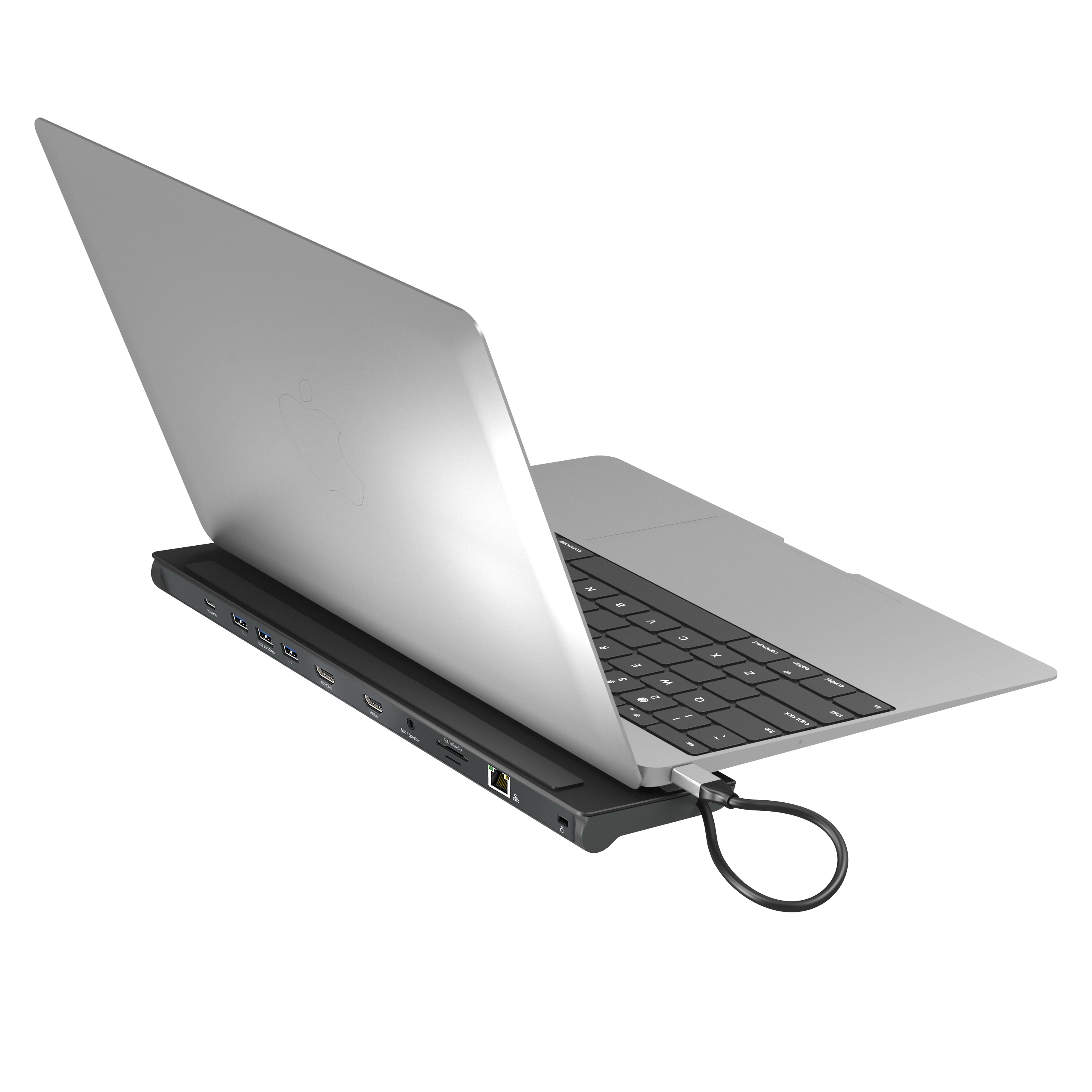 j5create JCD542-N USB-C Dual HDMI Docking Station with 4 USB Ports, Grey &amp; Black - Image 6