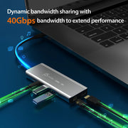 j5create JCD403 USB4 8K Multi-Port Hub with 40Gbps and 100W Power Delivery - Image 6