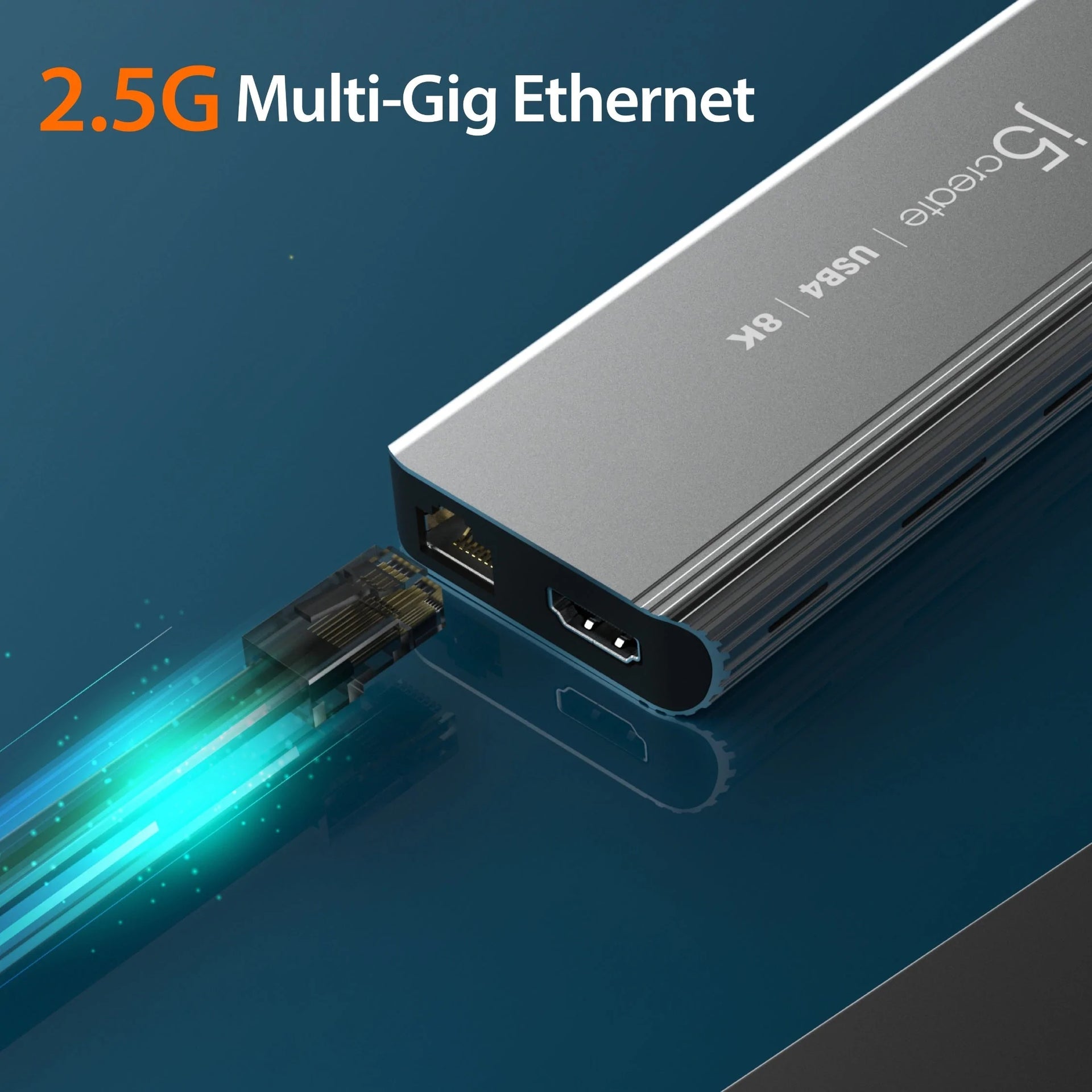 j5create JCD403 USB4 8K Multi-Port Hub with 40Gbps and 100W Power Delivery - Image 8