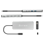 j5create JCD403 USB4 8K Multi-Port Hub with 40Gbps and 100W Power Delivery - Image 3