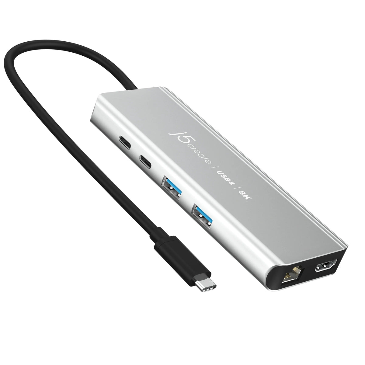 j5create JCD403 USB4 8K Multi-Port Hub with 40Gbps and 100W Power Delivery