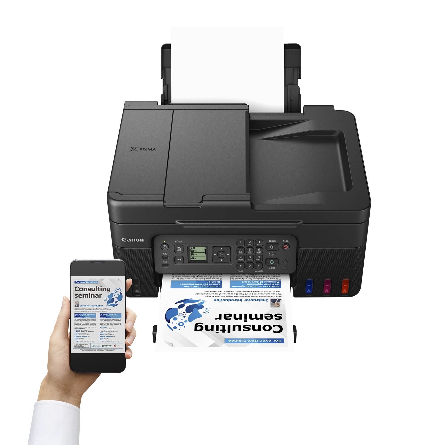 Canon PIXMA G4570 BK Inkjet Colour Multifunction Wireless Printer