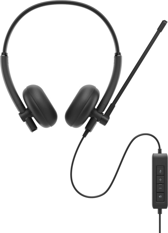 DELL WH125 Wired Headset with USB Type-C for Calls and Music - Black - Image 2