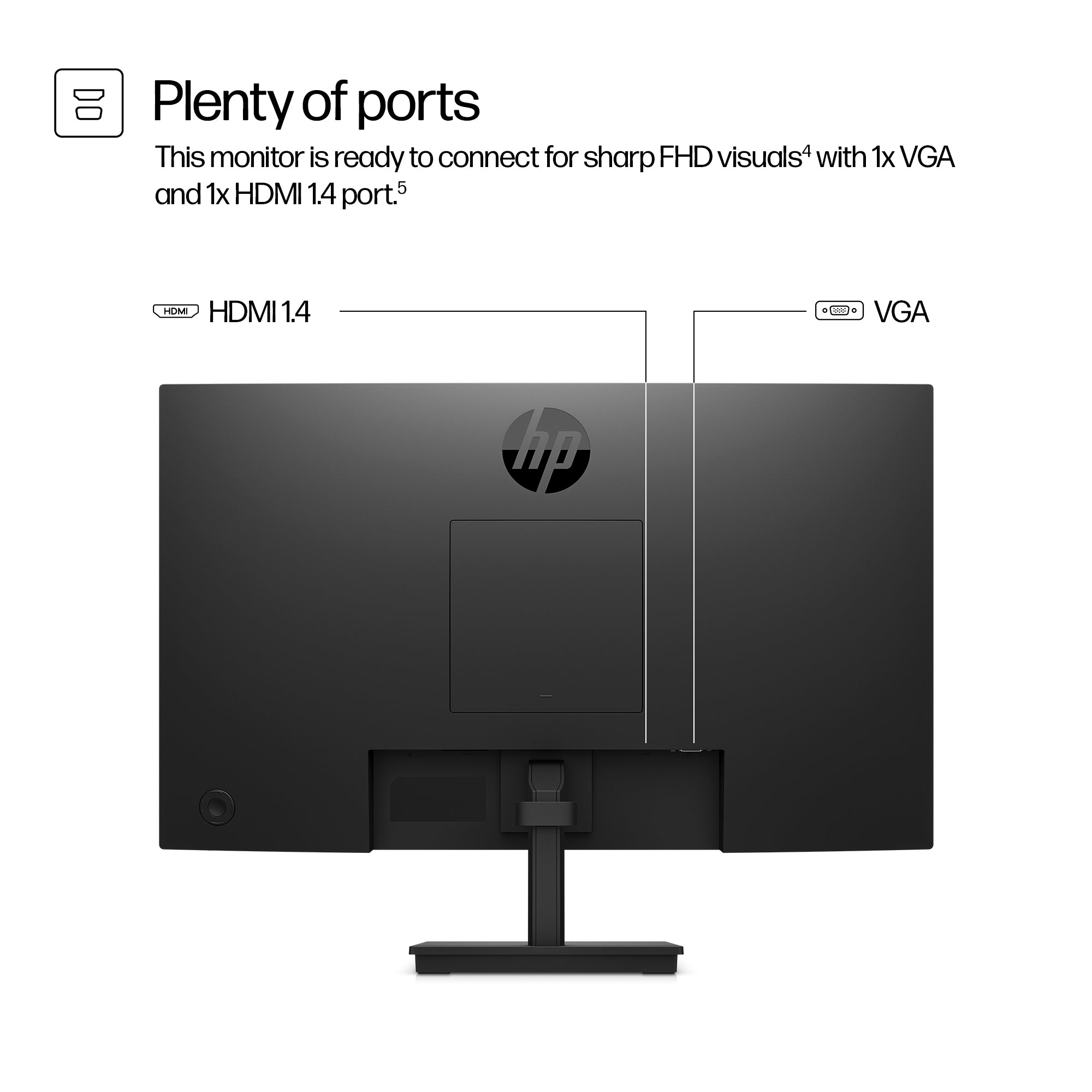 HP 324pv Series 3 Pro 23.8" Full HD Monitor VA Panel 100Hz - Image 7