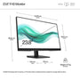 HP 324ph Series 3 Pro 23.8" Full HD Monitor IPS Panel 100Hz - Image 6