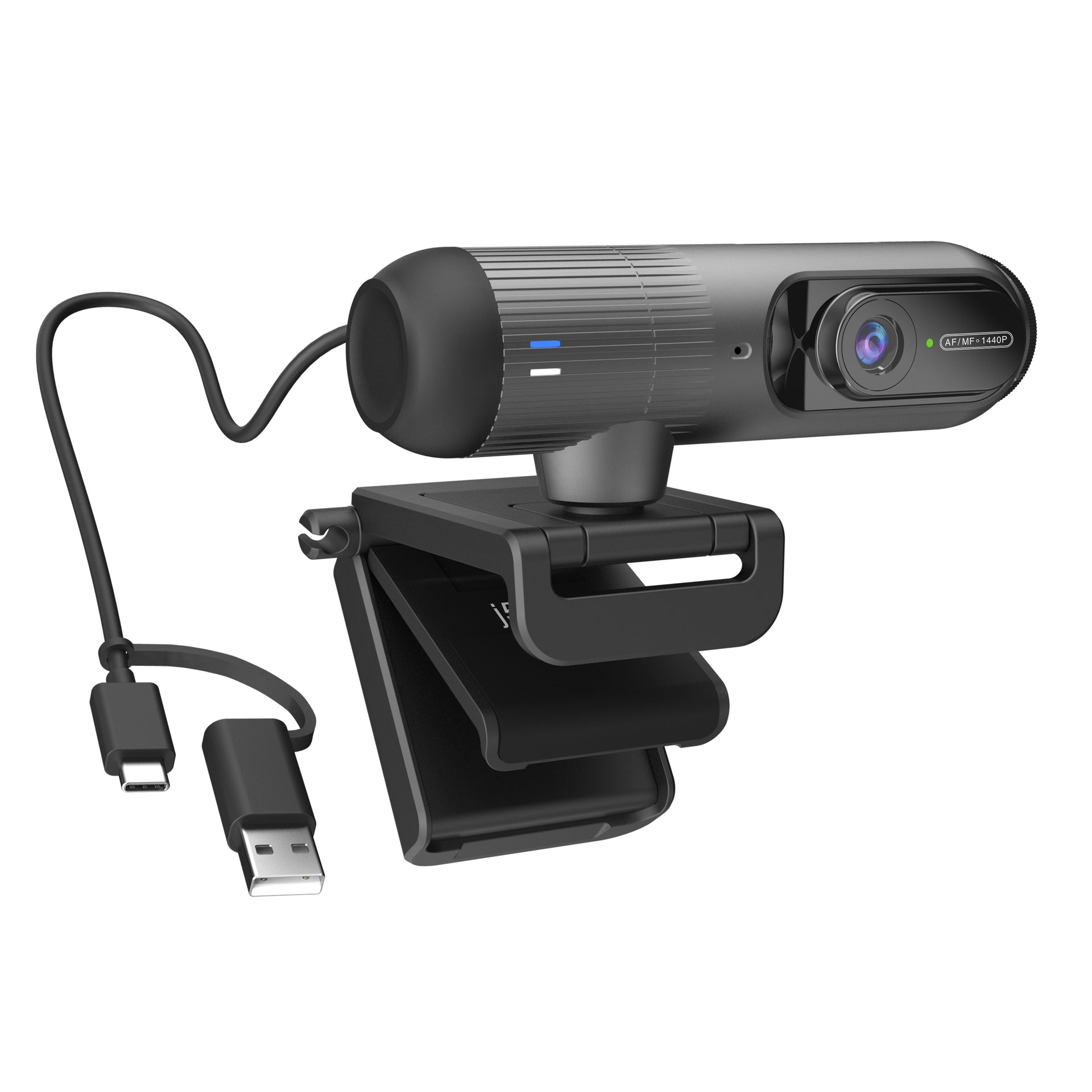 j5create JVU302 2K AI-Powered Webcam with Auto-Focus and High-Fidelity Microphone - Image 2