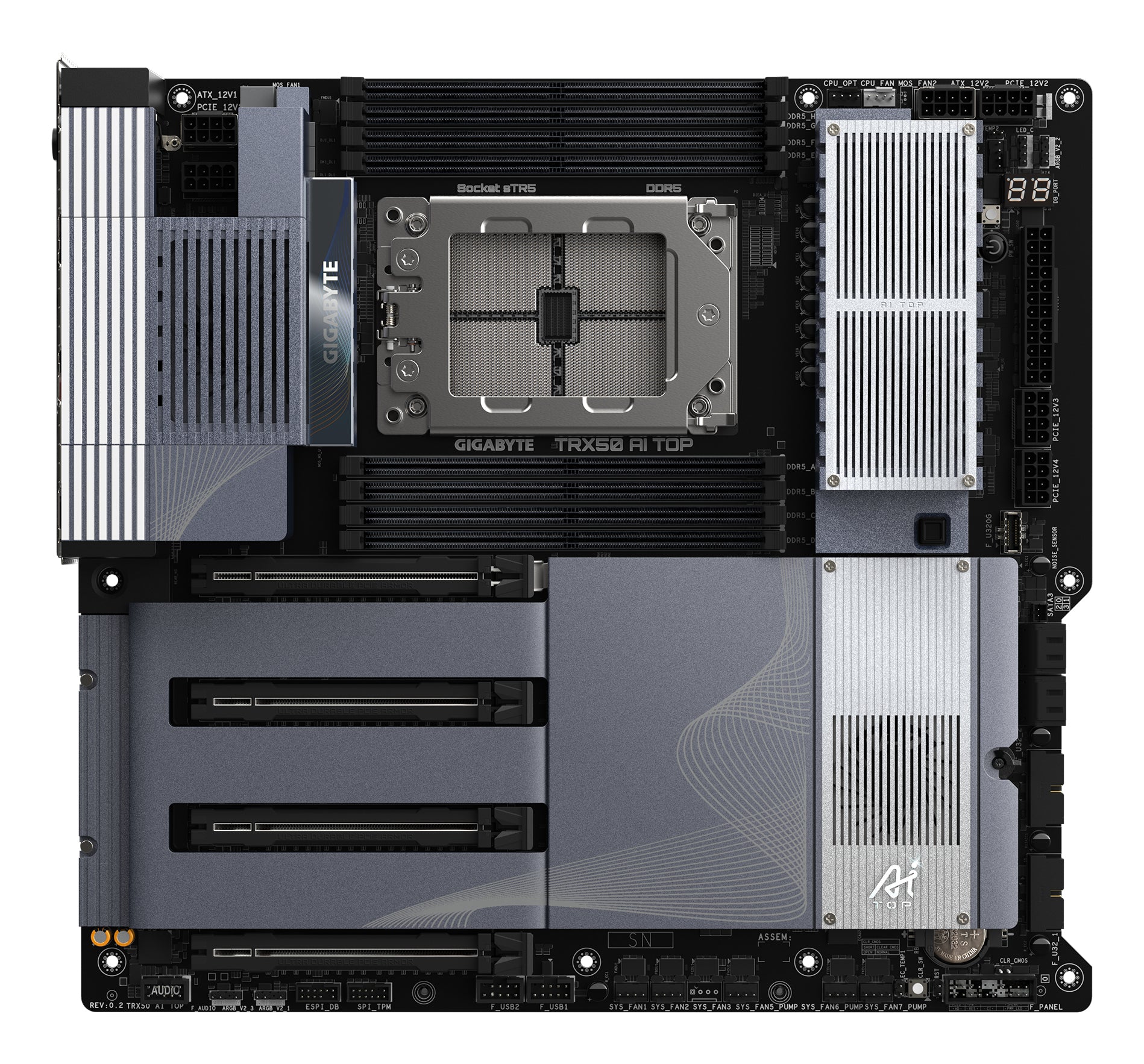 Gigabyte TRX50 AI TOP-2B AMD TRX50 Extended ATX