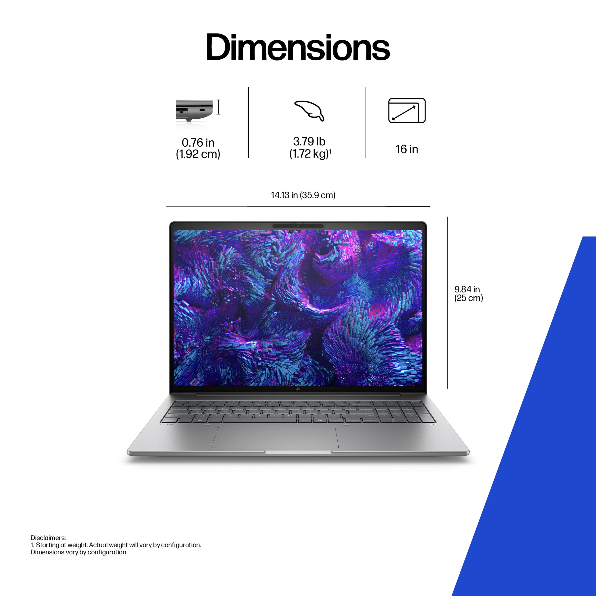 HP ZBook 8 G1i Intel Core Ultra 9 285H 32GB RAM 1TB SSD NVIDIA RTX 500 Ada 16" WUXGA Windows 11 Pro - Image 5