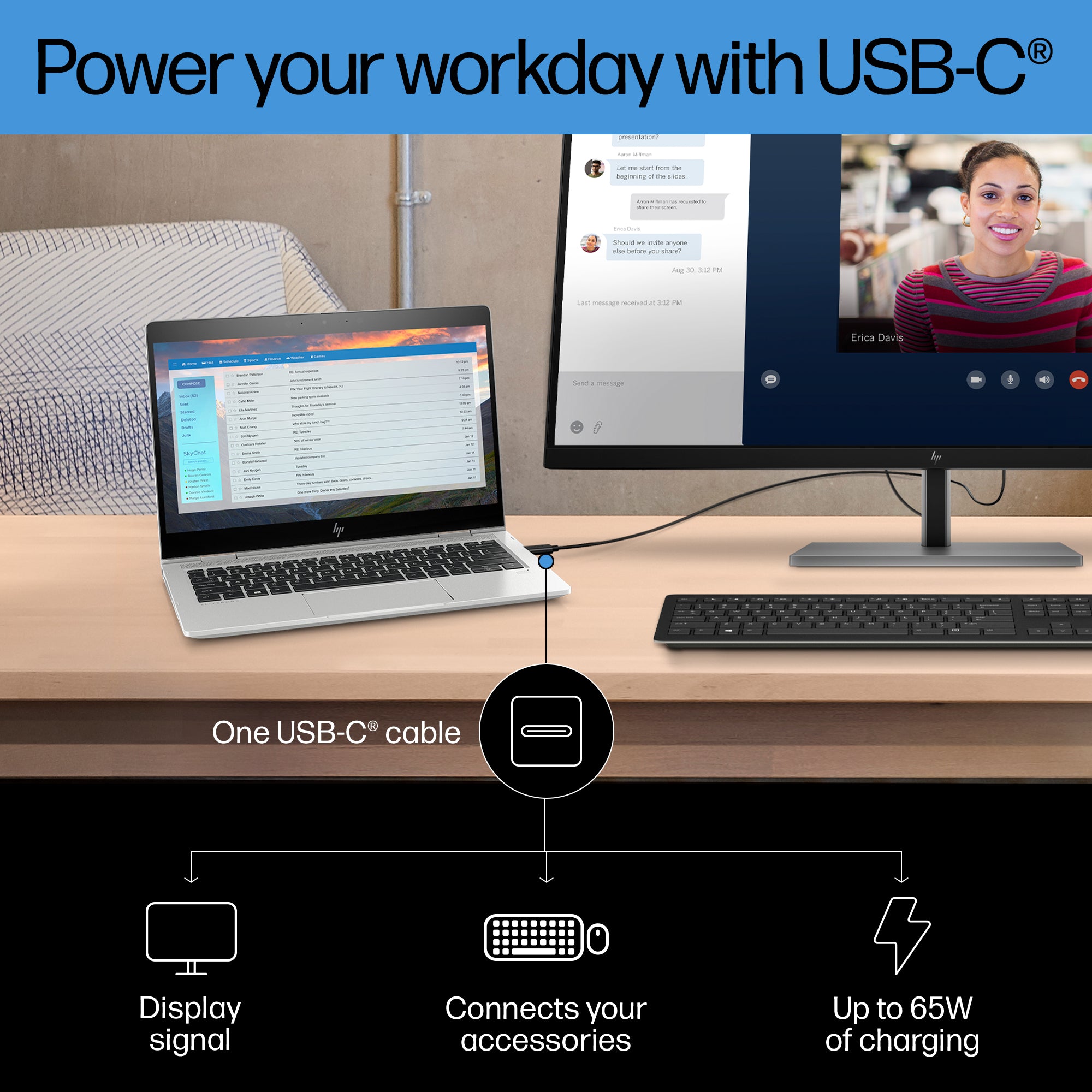 HP E32K G5 31.5" 4K UHD Monitor IPS Panel 60Hz - Image 10