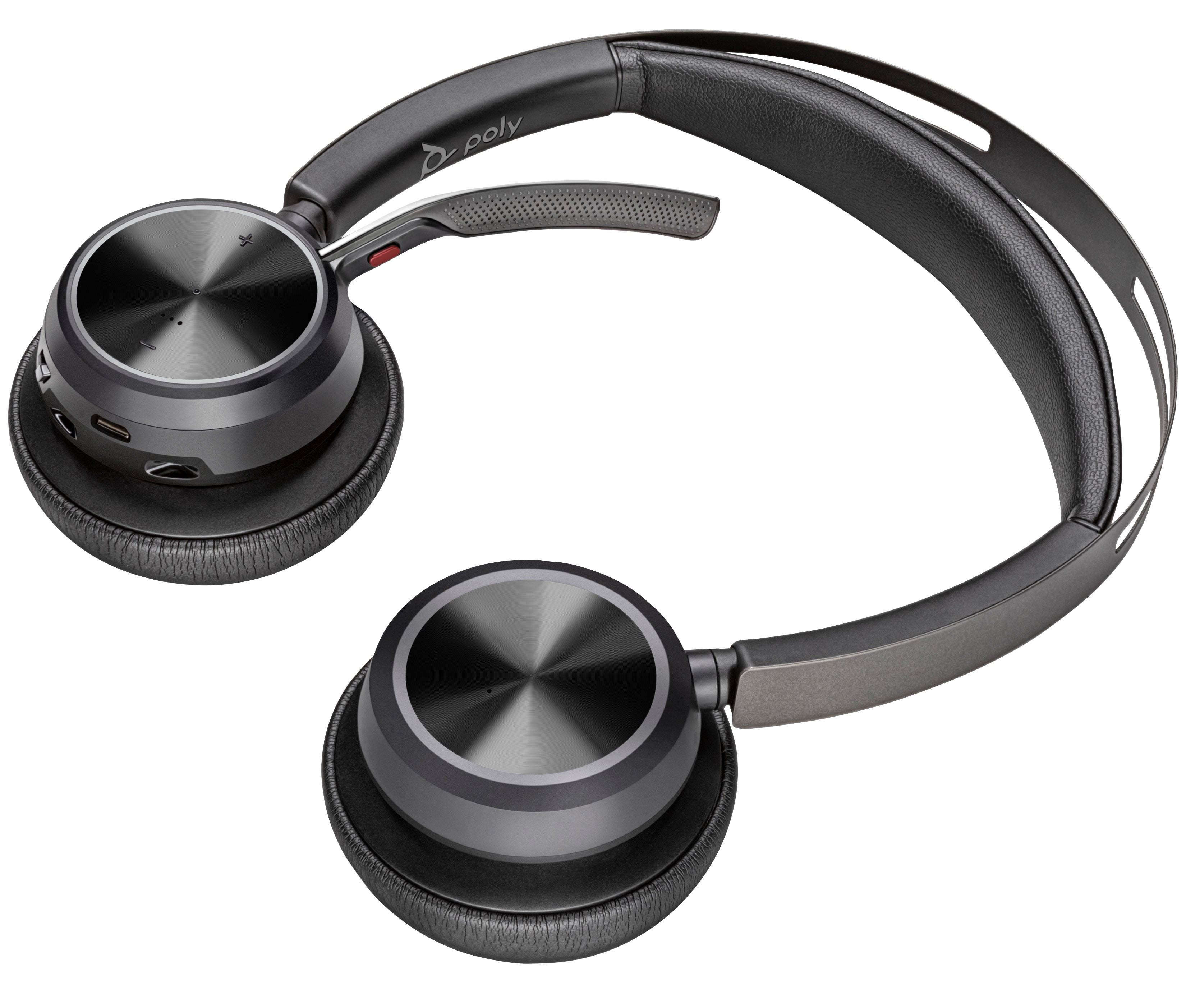 HP Poly Voyager Focus 2 USB-C Headset with USB-C/A Adapter - Image 6