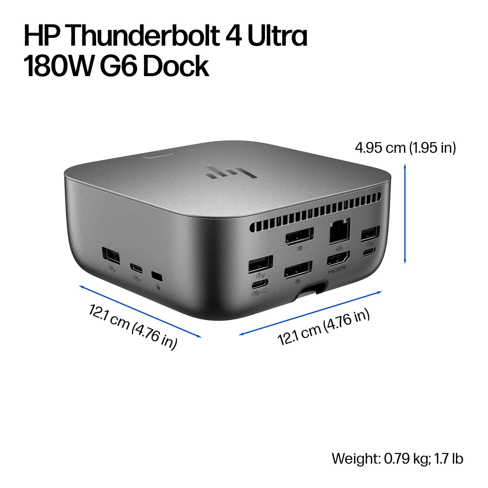 HP Thunderbolt 4 Ultra Dock with 180W Power &amp; Security - Image 6