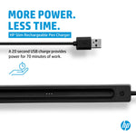 HP Slim Rechargeable USB Pen Charger - Black - Image 8