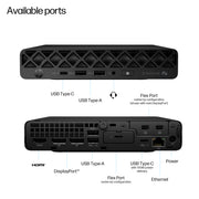 HP EliteDesk 8 G1a AMD Ryzen AI 7 350 32GB RAM 1TB SSD AMD Radeon 860M Mini PC Windows 11 Pro - Image 3