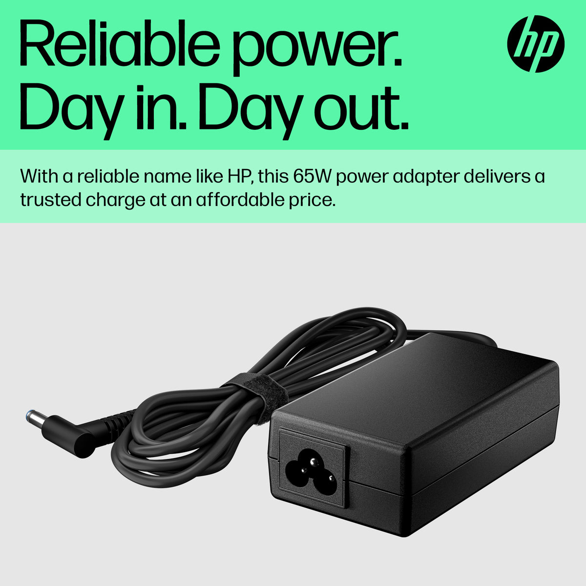 HP 65W Smart AC Adapter with Smart-Pin Technology - Image 3