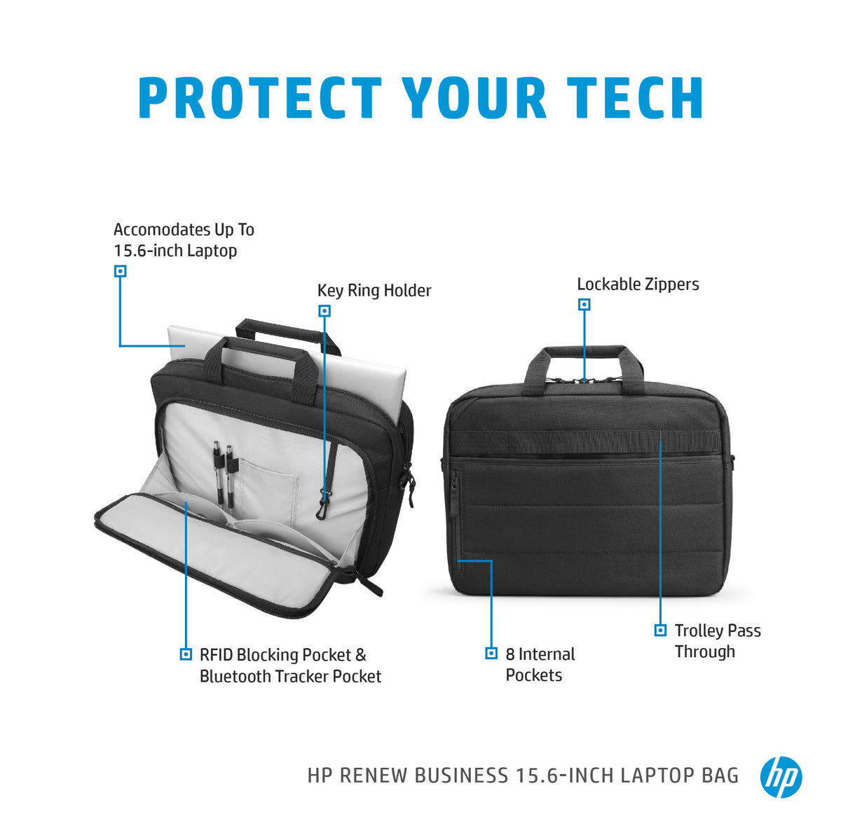 HP Renew Business 15.6" Laptop Bag