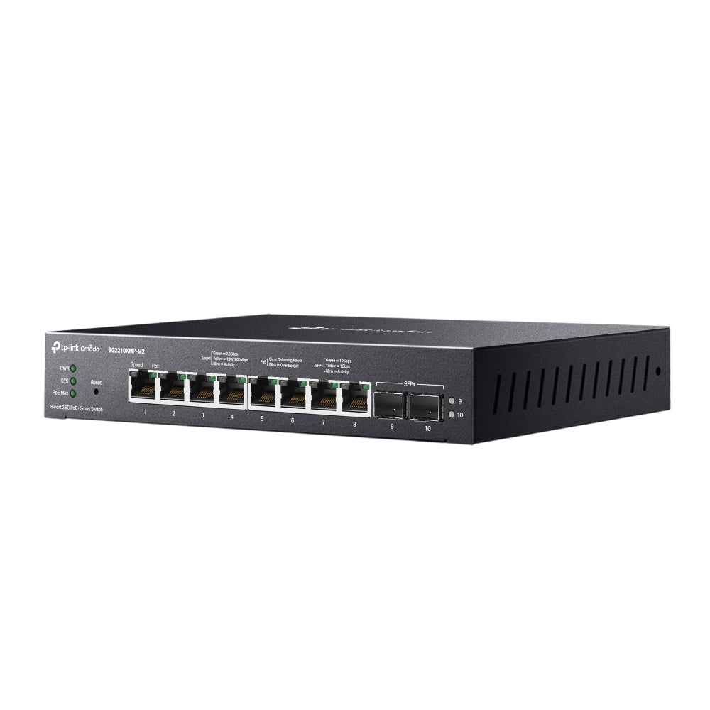 TP-LINK SG2210XMP-M2 8-PORT SWITCH Managed Switch