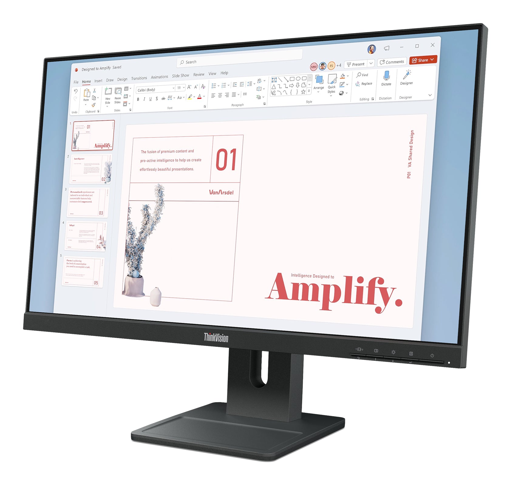 Lenovo ThinkVision E24-40 23.8" Full HD Monitor IPS Panel 100Hz - Image 2