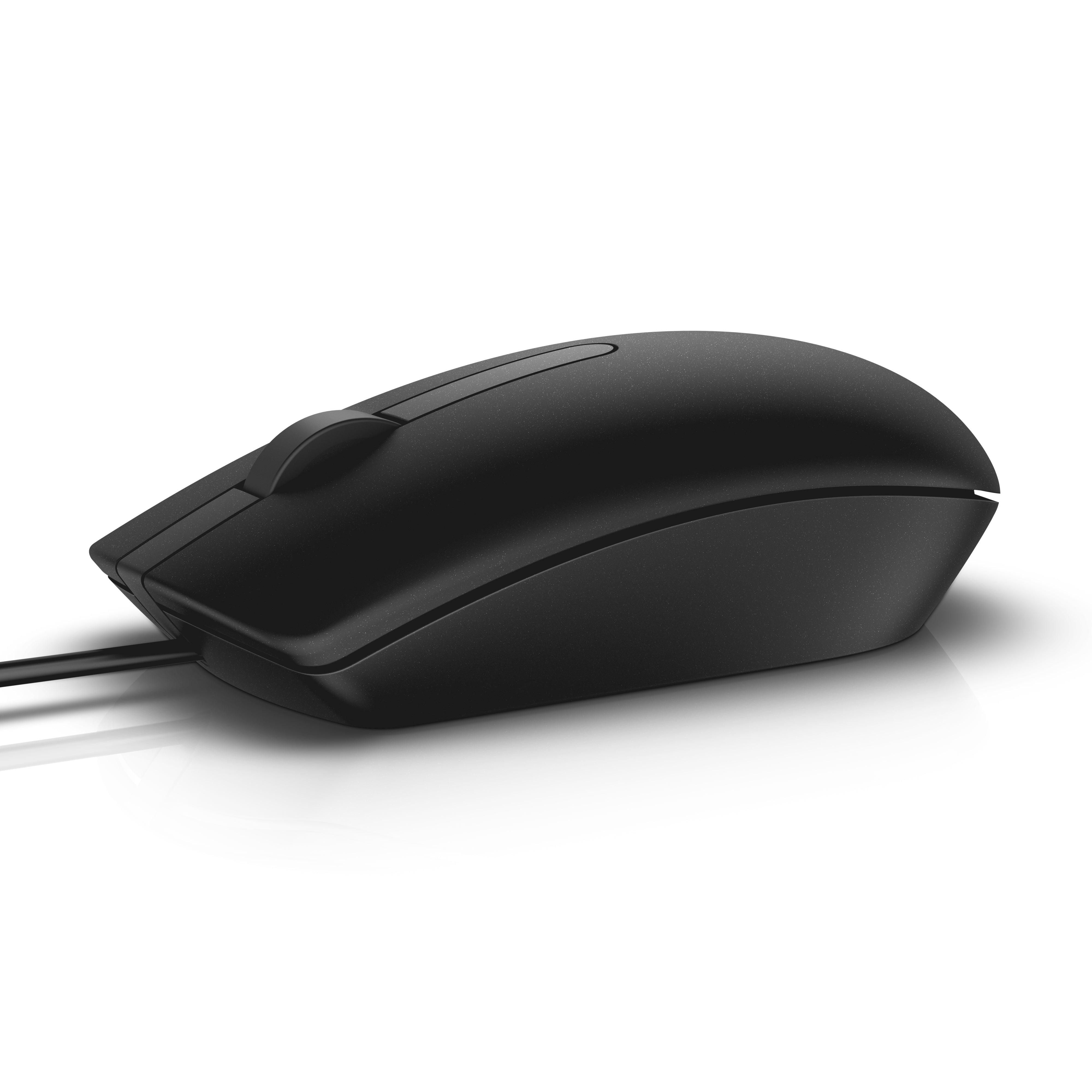 Dell MS116 Wired Optical Mouse - Black - Image 2