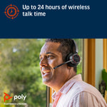 HP Poly Voyager 4320 USB-A Headset with BT700 Dongle - Microsoft Teams Certified - Image 2