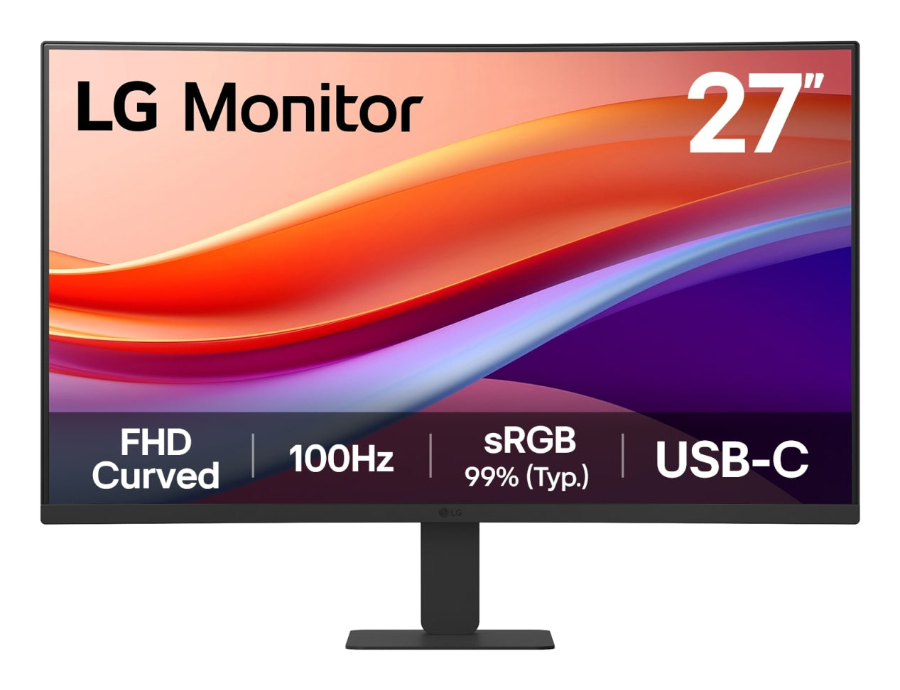 LG 27U421A 27" Full HD Monitor VA Panel 100Hz