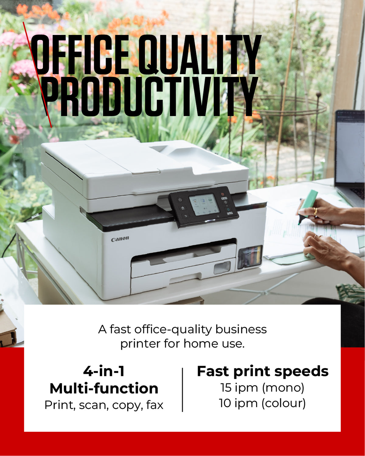 Canon MAXIFY GX2050 Colour Inkjet Wireless Multifunction Printer