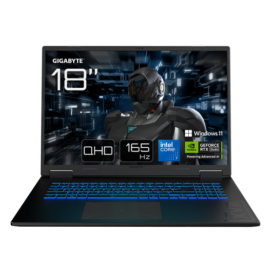GIGABYTE GAMING A18 PRO Intel Core 7 240H 32GB RAM 1TB SSD NVIDIA GeForce RTX 5070 Ti 18" QHD+ Windows 11 Home