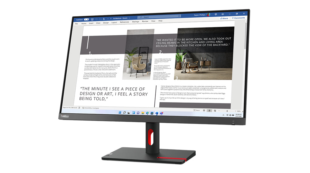 Lenovo ThinkVision S27i-30 27" Full HD Monitor IPS Panel 100Hz - Image 2