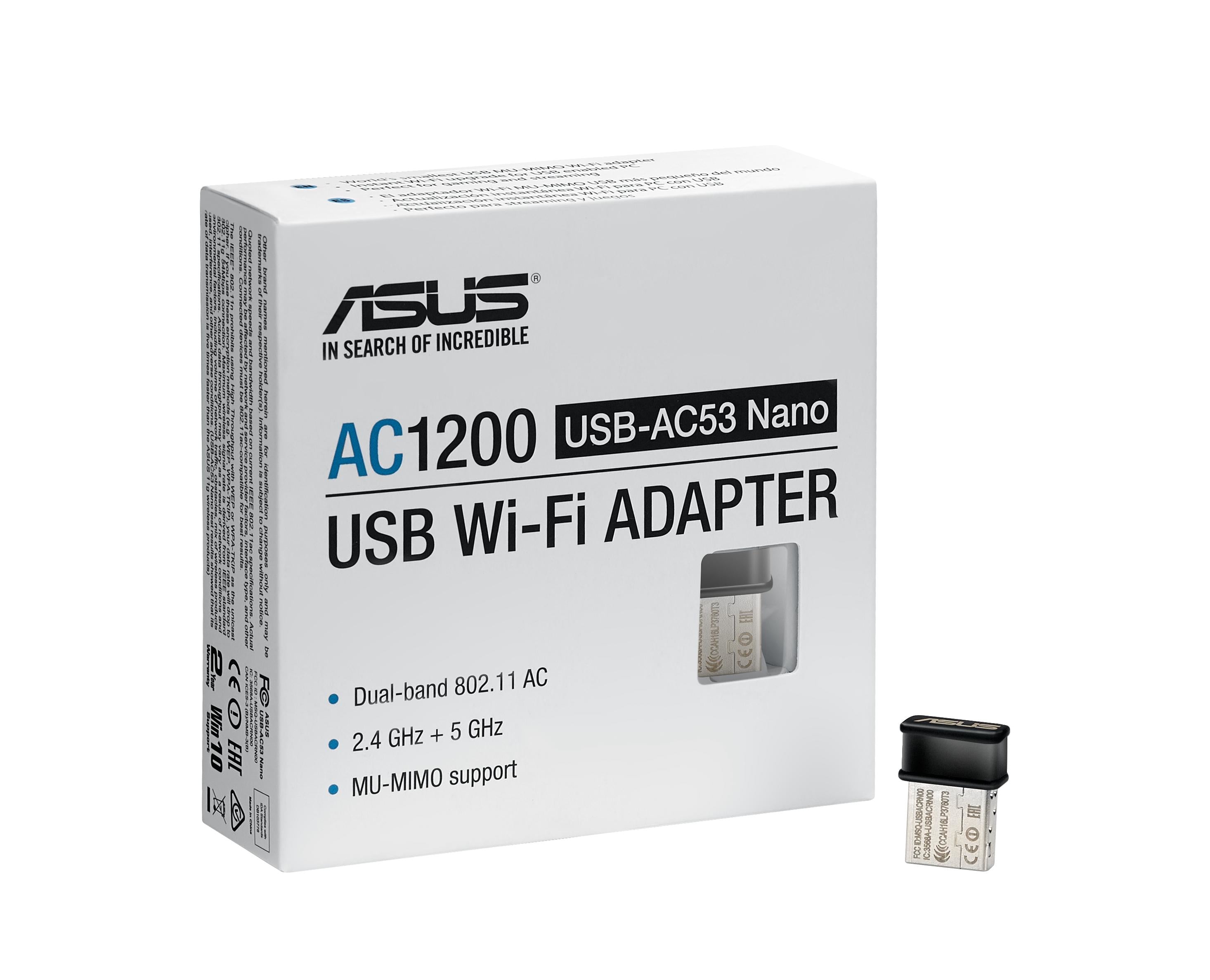 ASUS USB-AC53 Nano Dual-Band Wi-Fi Adapter, 867 Mbps - Image 3