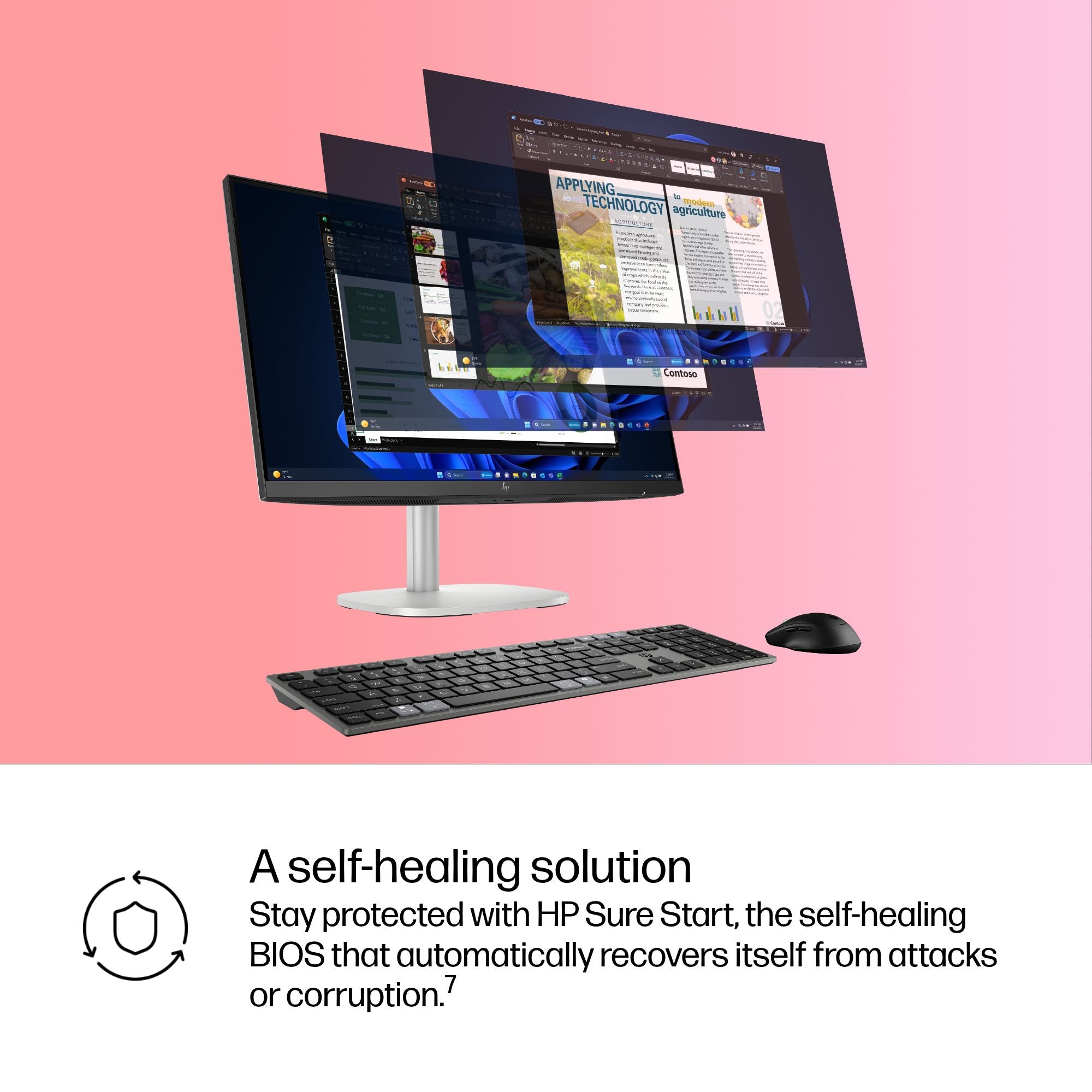 HP EliteStudio 8 All-in-One G1i 23.8" Desktop AI PC - Intel Core Ultra 7, 24GB RAM, 512GB SSD, Windows 11 Pro, Wi-Fi 7 - Image 16