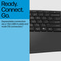 HP 485 Comfort Wired Keyboard with Quiet Keycaps and Wrist Rest - Image 6