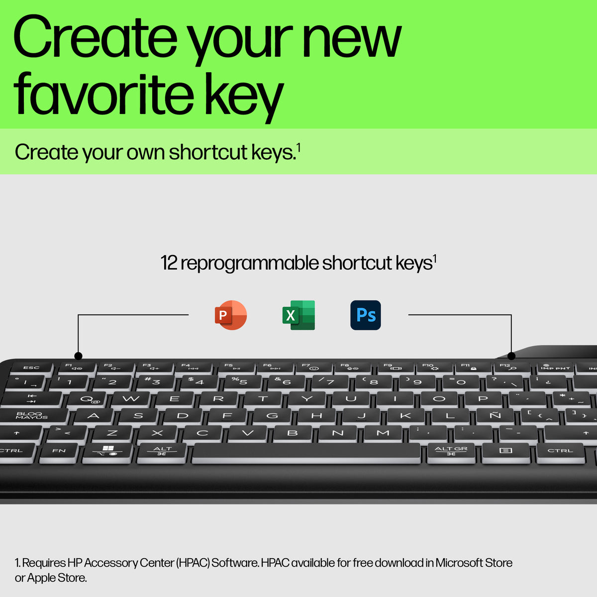 HP 405 Multi-Device Wired Keyboard