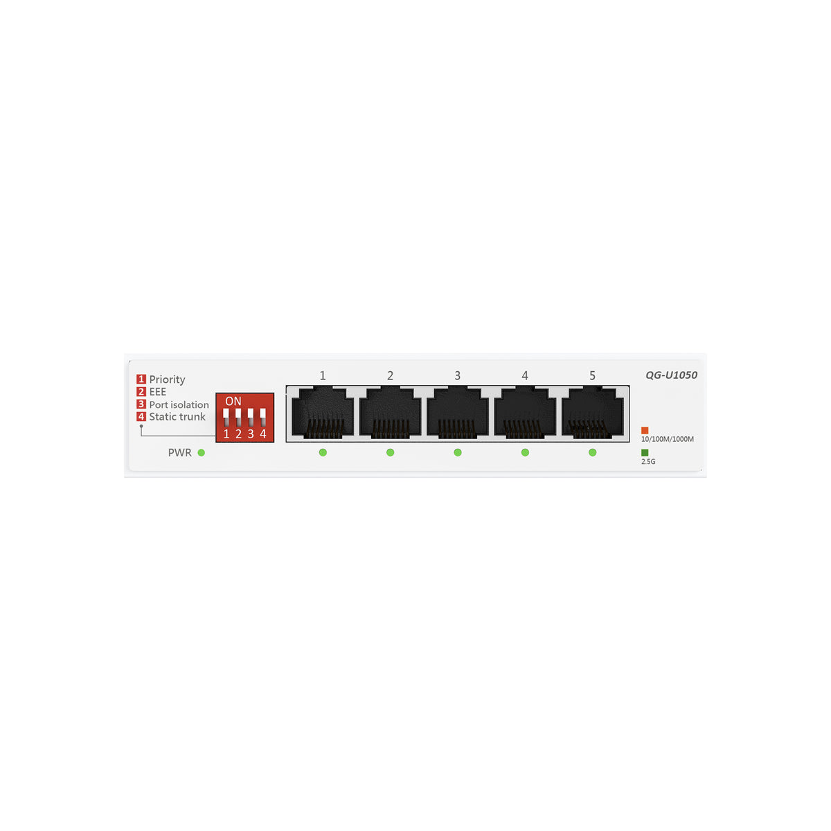 ASUS 5-PORT UNMANAGED SWITCH QG-U1050