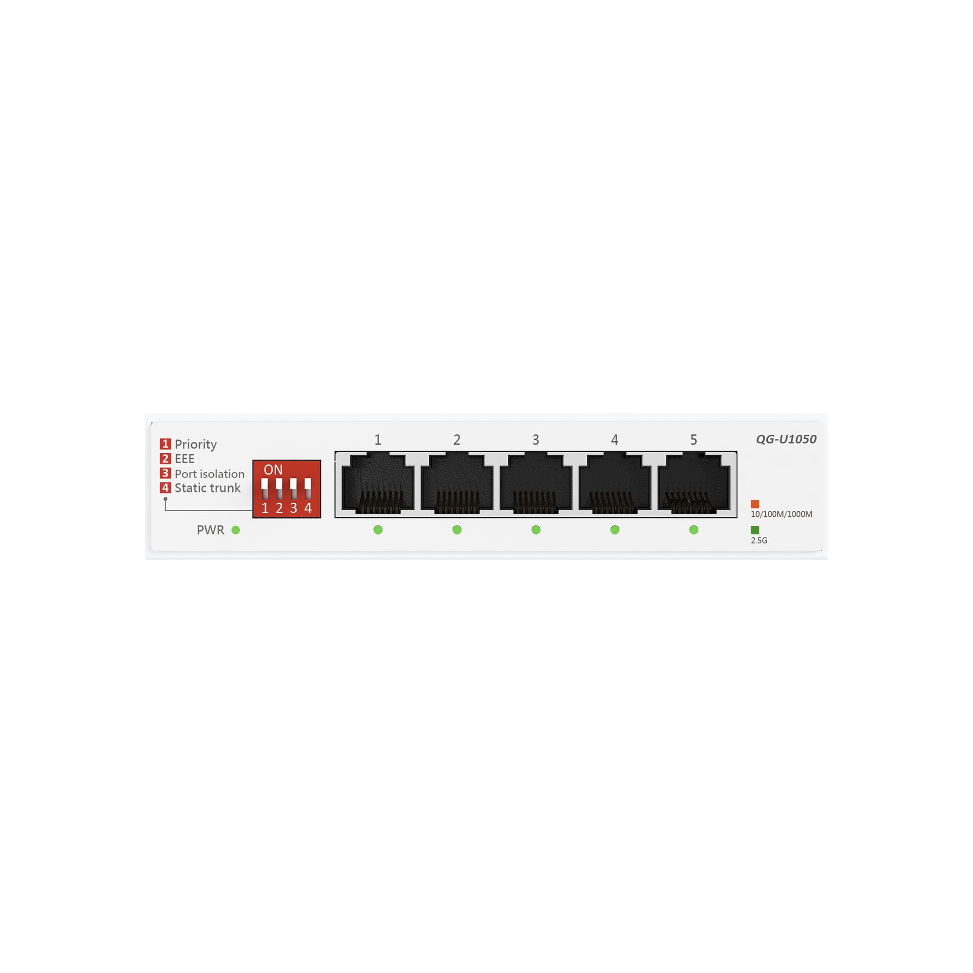 ASUS 5-PORT UNMANAGED SWITCH QG-U1050