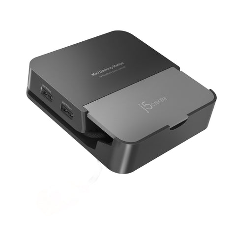 j5create JCD624-N Mobile Device Docking Station - Black/Grey