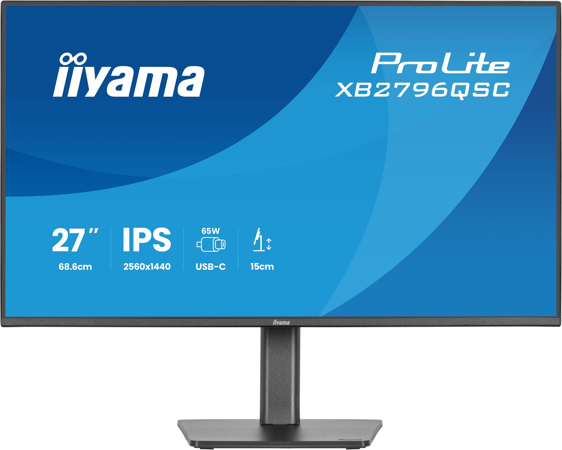 iiyama ProLite XB2796QSC-B1 27" QHD IPS Monitor 75Hz